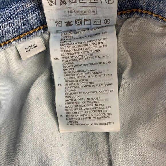 G Star Mens Pants 35 Blue Distressed Jeans 3301 Deconstructed Super Slim 35x32 - Picture 11 of 16